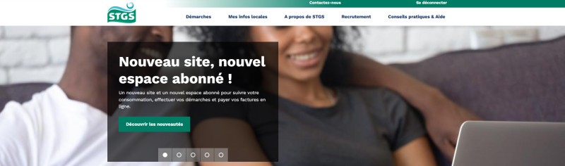 Home page.